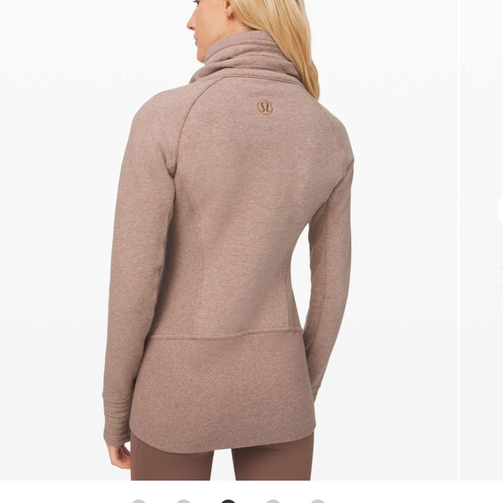 Lululemon Radiant Jacket II Heathered Spanish Oak NWT Womens 10 EXPIRED Sweater! - Picture 2 of 9